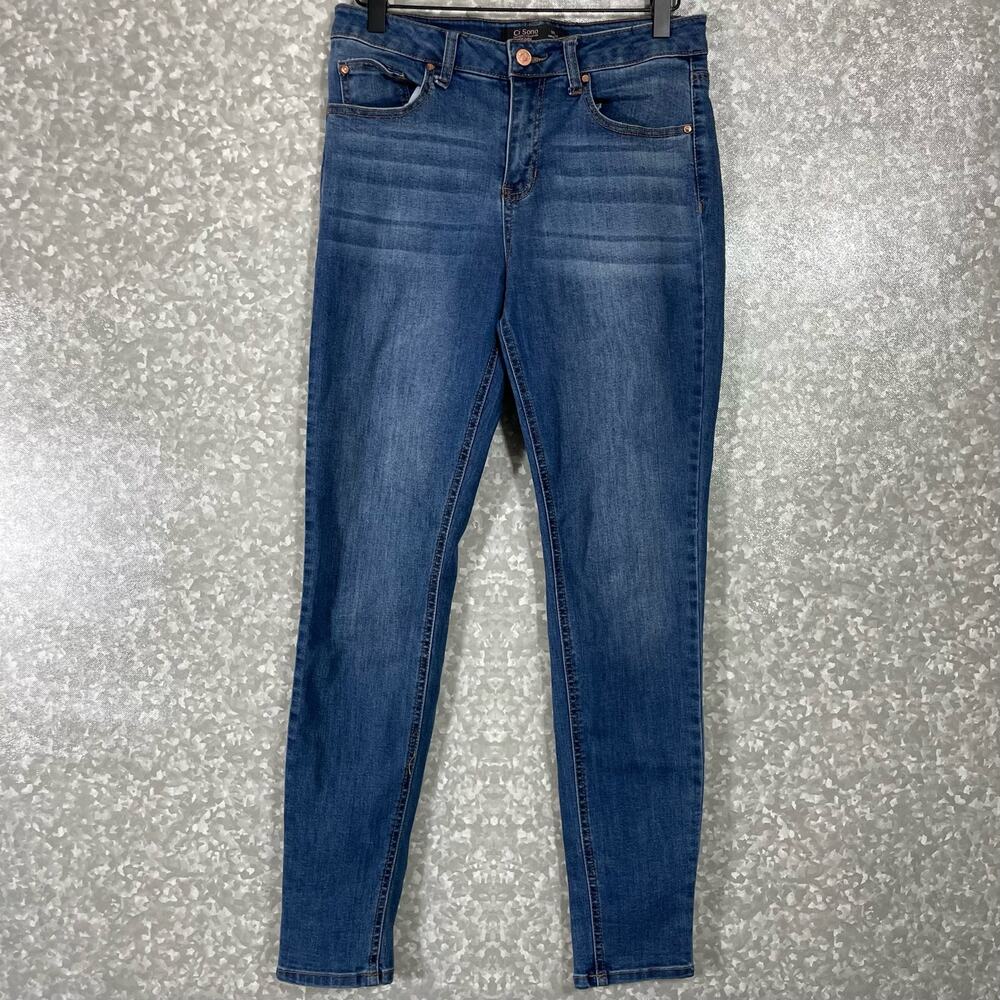Ci Sono Medium Wash Mid Rise Skinny Jeans - Size 9/29 - The Basics Collection